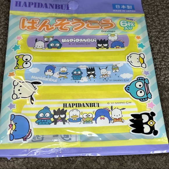 Hapidanbui Pack of 6 Adhesive Bandages First Aid Decorative Kawaii Official - Picture 4 of 7